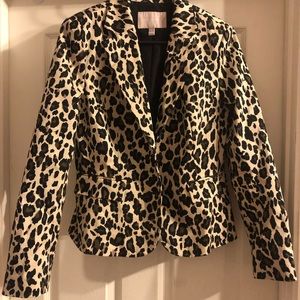 Leopard Blazer